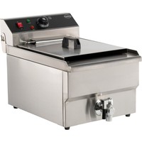 Electric Table Deep Fryer | Stainless Steel | 400V | 340 x 560 x 380 mm
