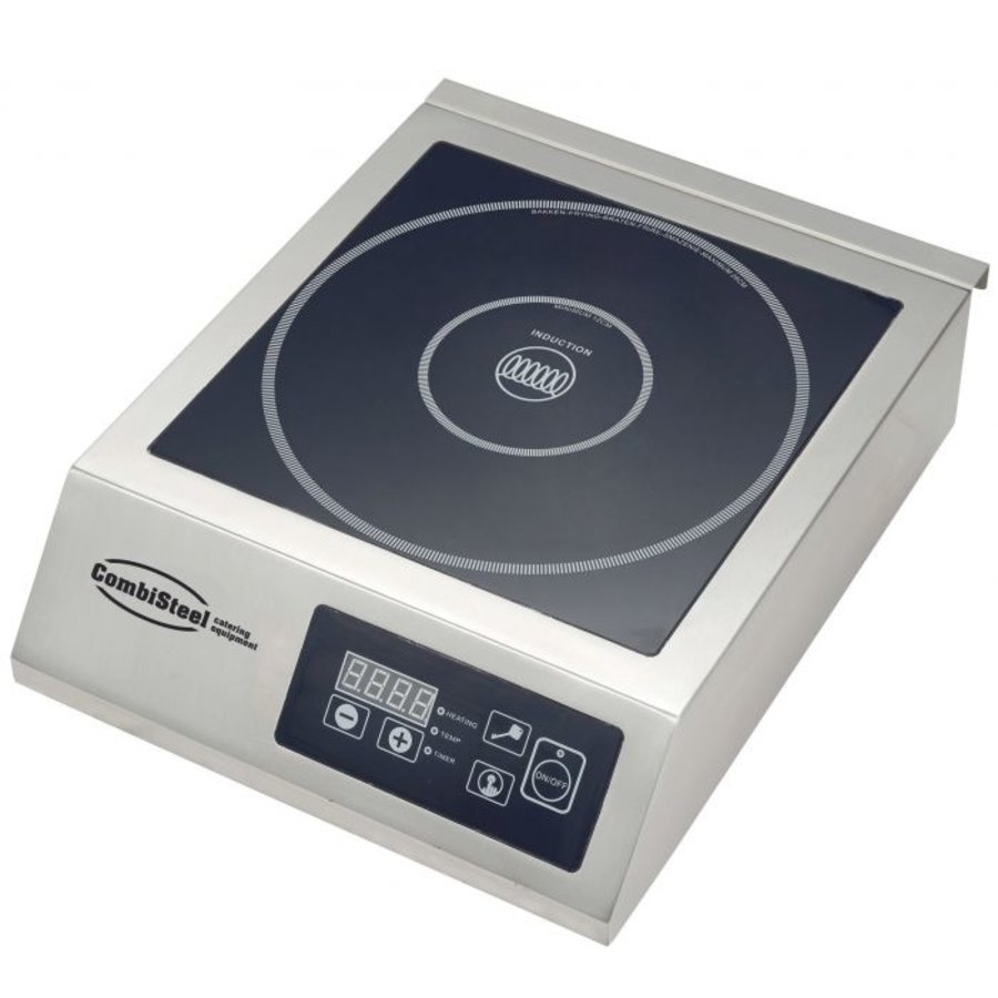 Plaque à induction | acier inoxydable | +60/+240°C | 3500W | 340 x 440 x 117 mm