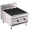 Combisteel Plaque de gril | Gaz/roche de lave | 18 kW | 615 x 800 x 590 mm