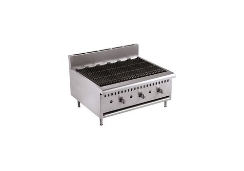  Combisteel Grill plate | Gas/Lava rock | 27kW | 915 x 800 x 590mm 