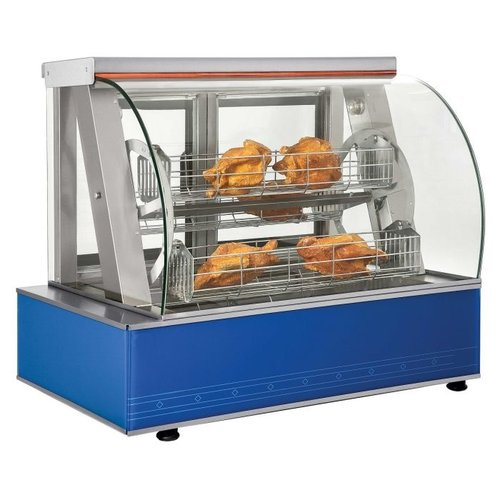  Combisteel Chicken grill | Electric | 4 Elements | stainless steel | 400V | 940x590x790mm 