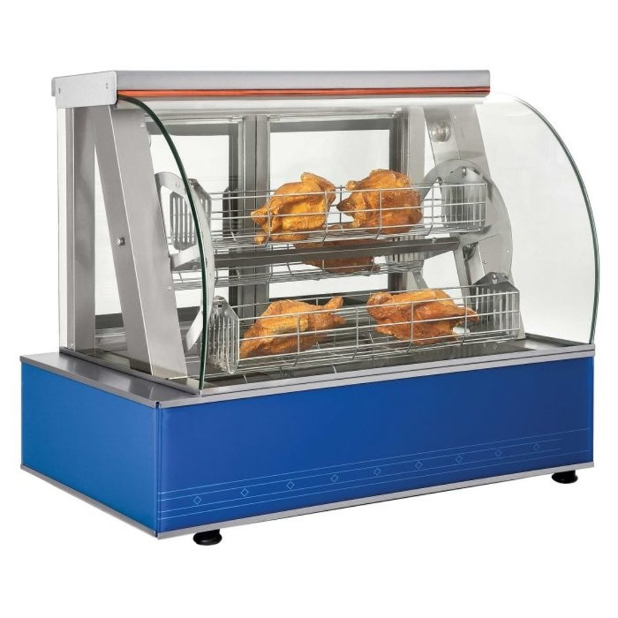 Chicken grill | Electric | 4 Elements | stainless steel | 400V | 940x590x790mm
