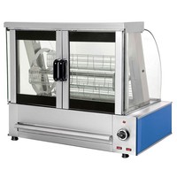 Hähnchengrill | Elektrisch | 4 Elemente | Edelstahl | 400 V | 940 x 590 x 790 mm