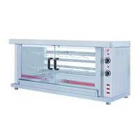 Grillades de poulet | Électrique | acier inoxydable | 400 V | 2 formats