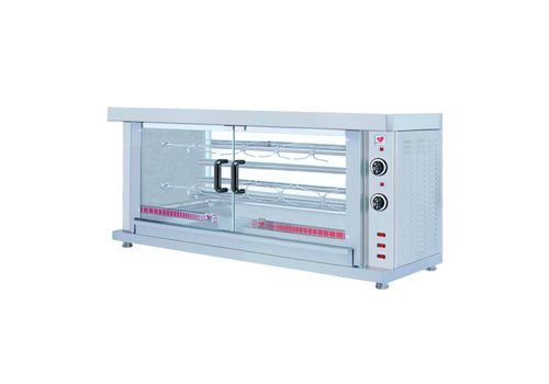  Combisteel Chicken grill | Electric | stainless steel | 400V | 2 Formats 