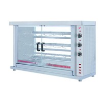 Chicken grill | Electric | stainless steel | 400V | 2 Formats