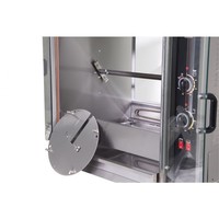 Hähnchengrill | Elektrisch | 3 Elemente | Edelstahl | 400 V | 1020 x 640 x 830 mm
