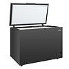 Gefriertruhe | Stahl | Schwarz 84,5 (H) x 111,6 (B) x 64,4 (T) cm