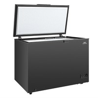 Gefriertruhe | Stahl | Schwarz 84,5 (H) x 111,6 (B) x 64,4 (T) cm