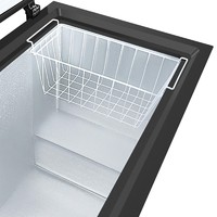 Chest Freezer | Steel | Black 84.5(H) x 111.6(W) x 64.4(D)cm