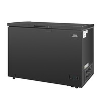 Gefriertruhe | Stahl | Schwarz 84,5 (H) x 111,6 (B) x 64,4 (T) cm