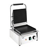 HorecaTraders Contact grill | Groove/smooth | 1800W | 36x31x36cm