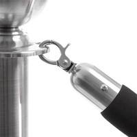 Barrier rope | Stainless steel/ Black | 157 cm