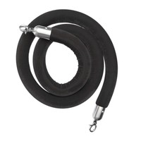 Absperrseil | Edelstahl/ Schwarz | 157 cm