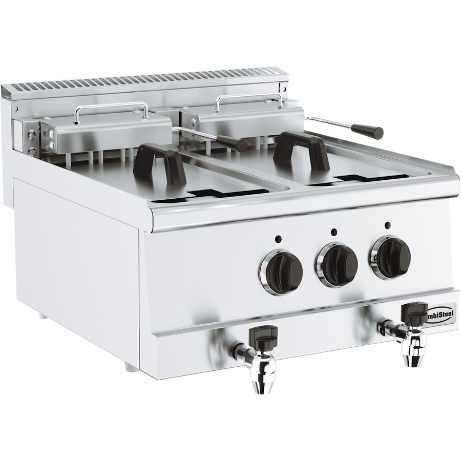 Friteuse électrique | Électrique | acier inoxydable | 600 x 600 x 300 mm