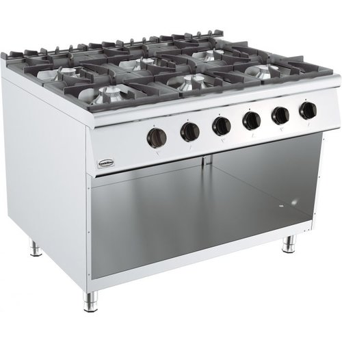  Combisteel Plaque de cuisson à gaz | Modèle debout | Gaz | 6 brûleurs | 1200 x 900 x 900 mm 