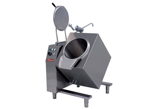  HorecaTraders Bouilloire de cuisson inclinable | 50 L | Électrique | 800 x 900 x 900 mm 