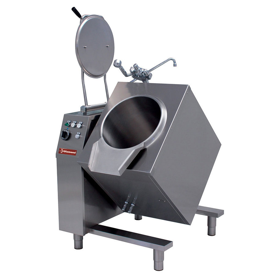 Kippkochkessel | 50 Liter | Elektrisch | 800 x 900 x 900 mm
