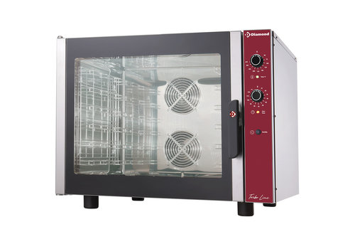  HorecaTraders Four électrique à convection | Humidificateur manuel | 865 x 685 x 715 mm 