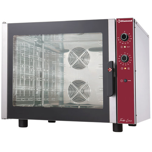  HorecaTraders Electric convection oven | Manual humidifier | 865x685x715mm 