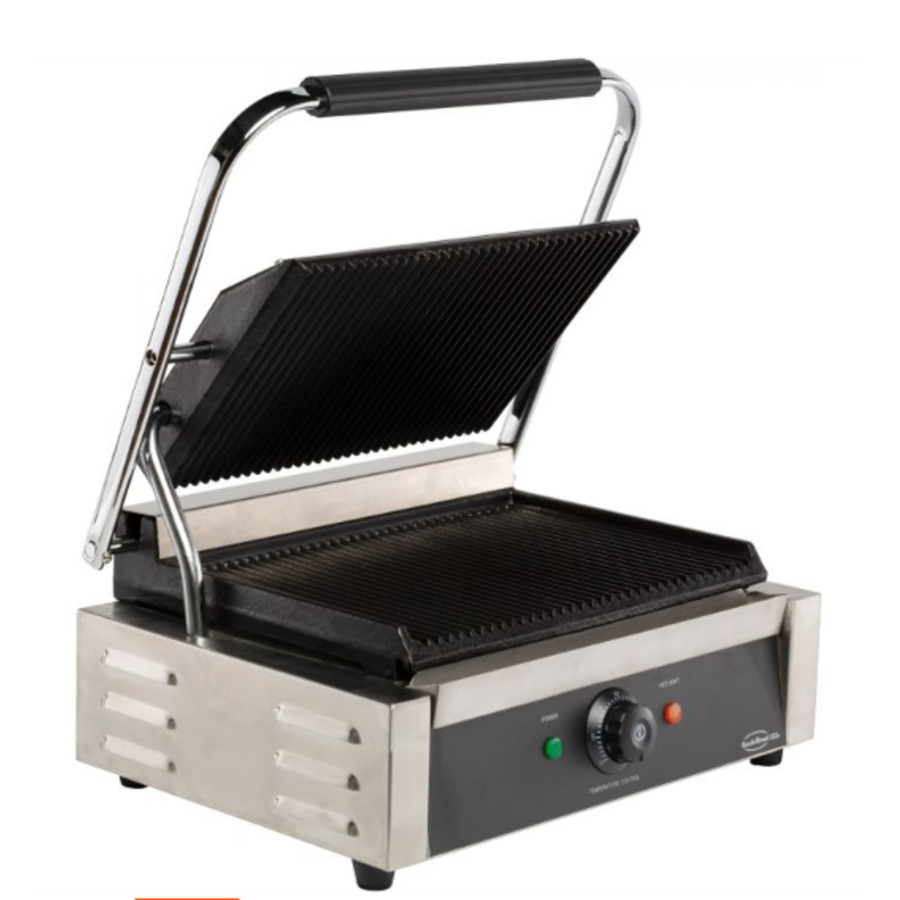 Panini Kontaktgrill - Geriffelte Grillplatten