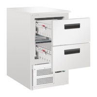 Refrigerated workbench | G series | 2x GN 1/1 drawers