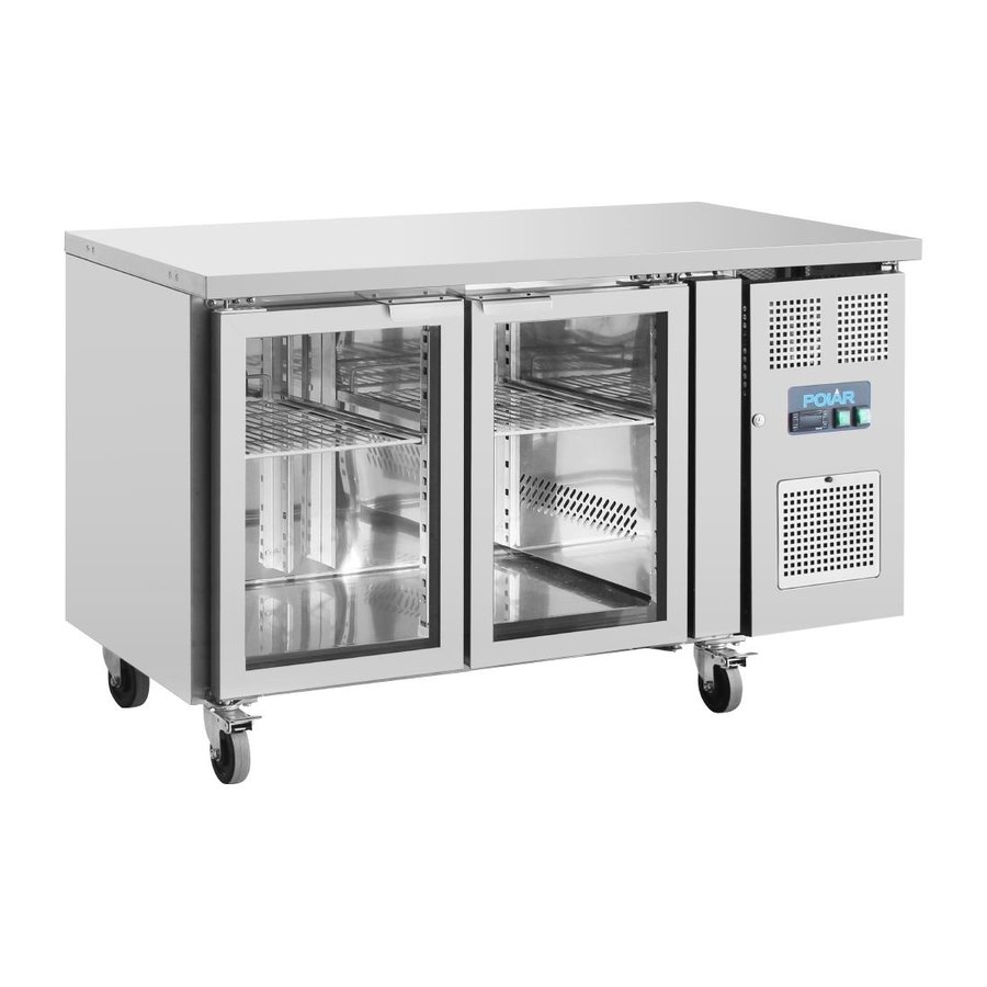 Displaykühlung | zweitürig | 205 l | niedriges Modell