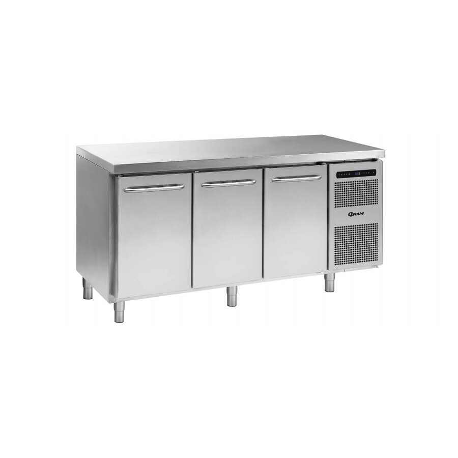 Banc de travail réfrigéré Gram Gastro | 3 portes | 506 litres - Copie
