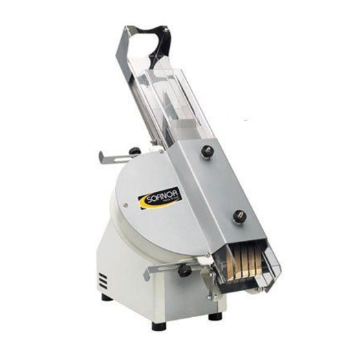  HorecaTraders Bread Slicer | for Baguettes | Table Model | 370W 