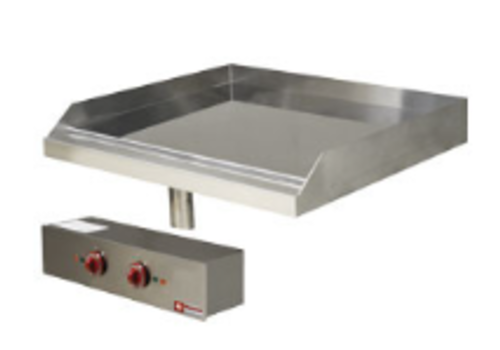  HorecaTraders Built-in Electric Frying Plate | Chrome plated 