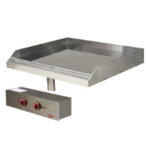  HorecaTraders Plaque de cuisson électrique encastrable | Chromé 