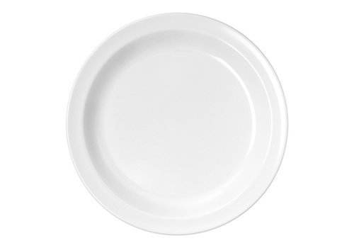  HorecaTraders Melamine Plate | Ø19.5cm | White 