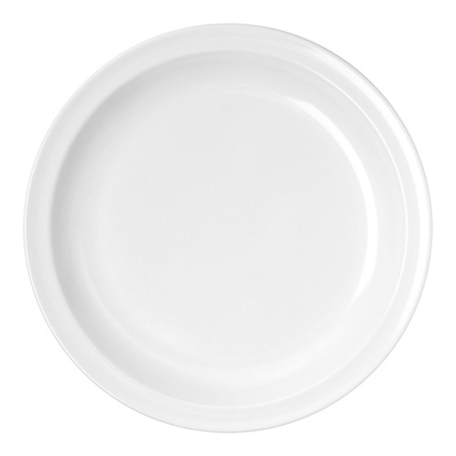 Melamine Bord | Ø23,5cm | Wit