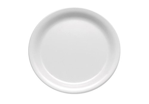  HorecaTraders Melamine Plate | Ø22.5cm | White 