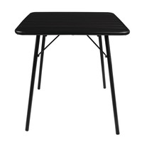 Steel Square Table Black 70CM