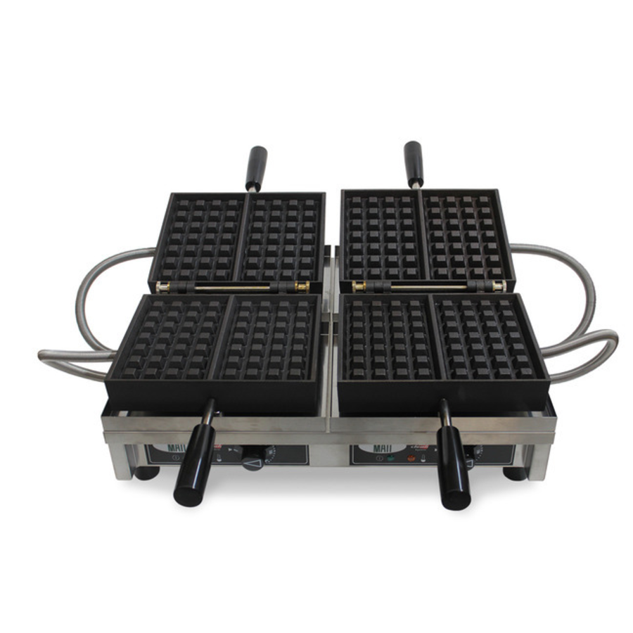 Buy DOUBLE WAFFLE IRON 4X7 LIEGE online HorecaTraders