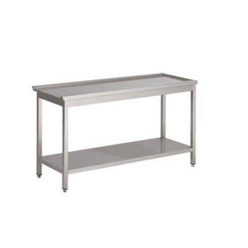  Combisteel Drain table | Bottom shelf | Stainless steel | 1200 x 750 x 900 mm 