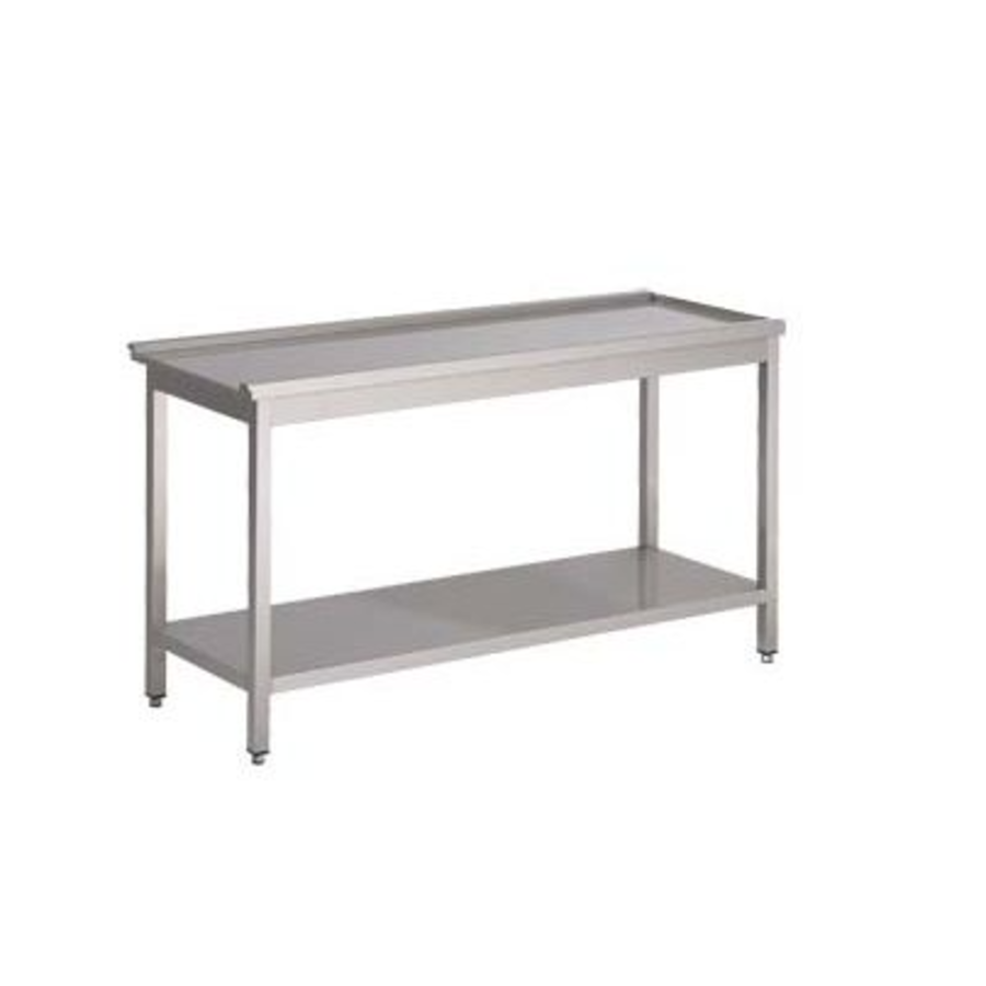 Discharge table | Bottom Shelf | stainless steel | 1200x750x900mm