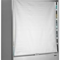 Wandkoeler | 4 schappen | RVS | 1335 x 680 x 1985 mm