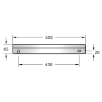 Wasgoot | Perfect II | Met leiding | 3 wasplaatsen | 1800 x 475 x 425 mm