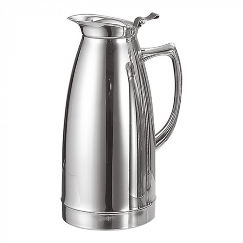  HorecaTraders Vacuum jug | 1L | stainless steel | 23cm (h) 