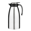 HorecaTraders Isolierkanne| 1,5 Liter | Schwarz | Edelstahl