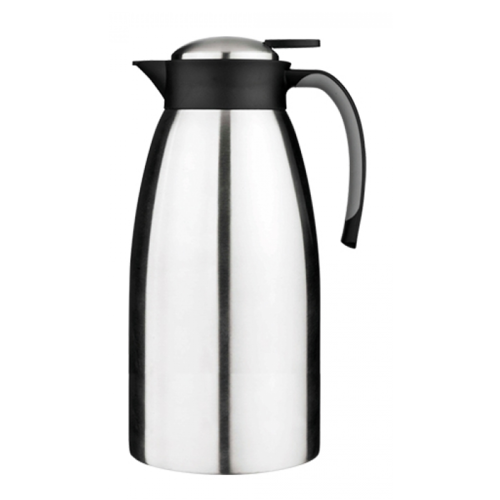  HorecaTraders pichet isotherme| 1,5 litre | Noir | Acier inoxydable 