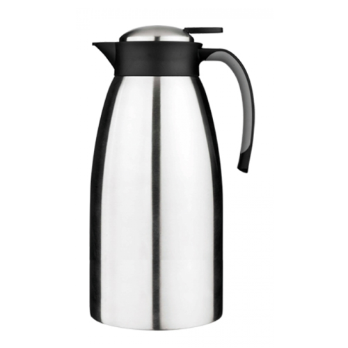  HorecaTraders vacuum jug| 1.5 liters | Black | stainless steel 