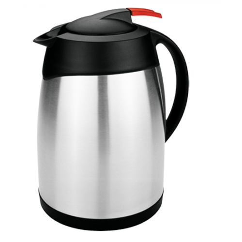  HorecaTraders vacuum jug| 2.5 liters | Black | stainless steel 