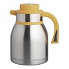 HorecaTraders pichet isotherme 1,5L | Acier inoxydable | Jaune