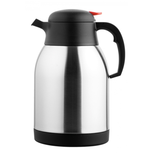  HorecaTraders vacuum jug| 2 liters | Black | stainless steel 