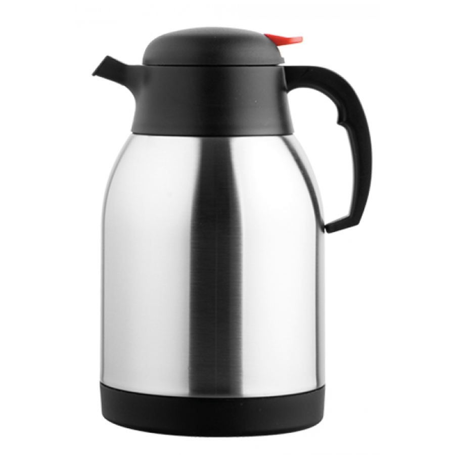 pichet isotherme| 2 litres | Noir | Acier inoxydable