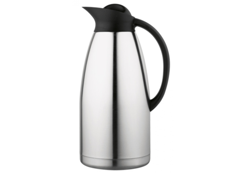  HorecaTraders pichet isotherme| 3 litres | Noir | Acier inoxydable 