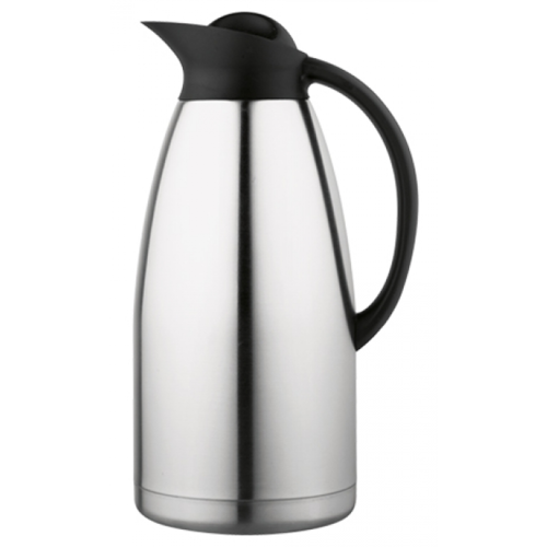  HorecaTraders vacuum jug| 3 liters | Black | stainless steel 